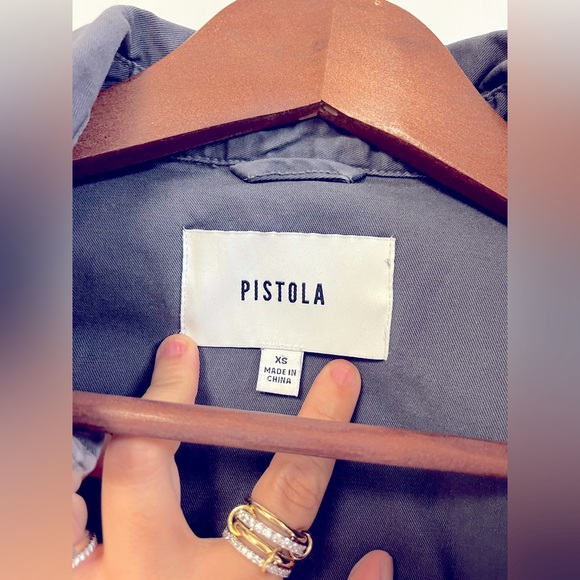 PISTOLA Dani Pull-On Utility‎ Jumpsuit - Charcoal Grey - Size XS - Picture 5 of 5